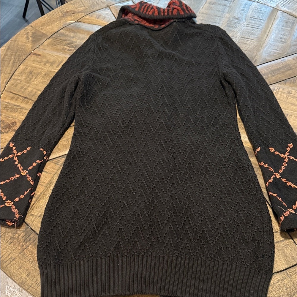 Michael Simon wearable art embroidered long cardigan - Picture 5 of 6